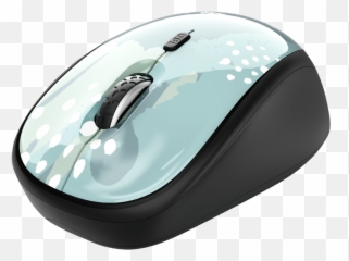 Trustcom - Yvi Wireless Mouse blue brush png