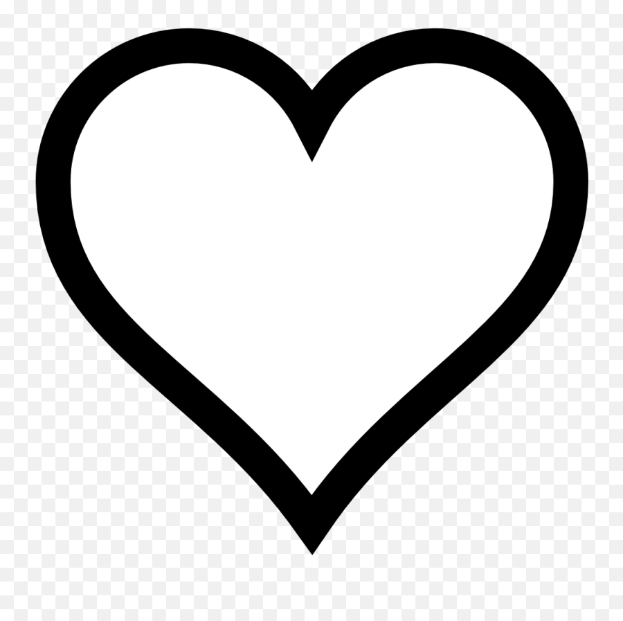 Hearts Clipart Icon - Heart Icon Black And White Png,Heart Icon Transparent