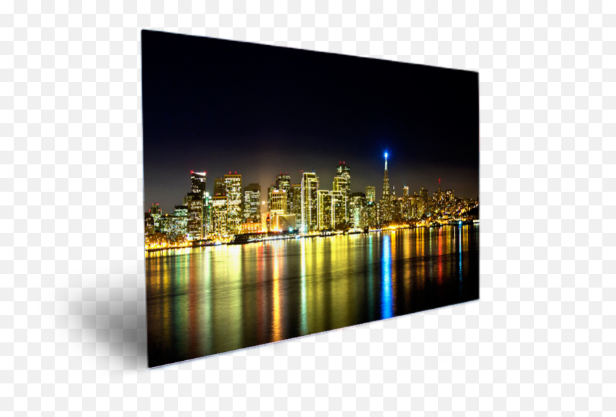Download San Francisco Night Skyline - California Background Png,Houston Skyline Png