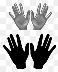 Left And Right Hand Png Transparent - Two Hands Clip Art,Back Of Hand Png