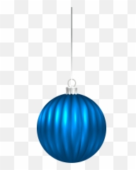 Library Of Christmas Svg Blue Png Files - Blue Ornament Clip Art,Gold Ball Png