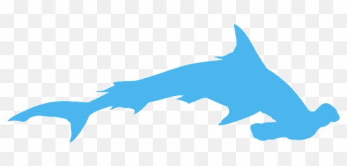Hammerhead Shark Silhouette - Free Vector Silhouettes png