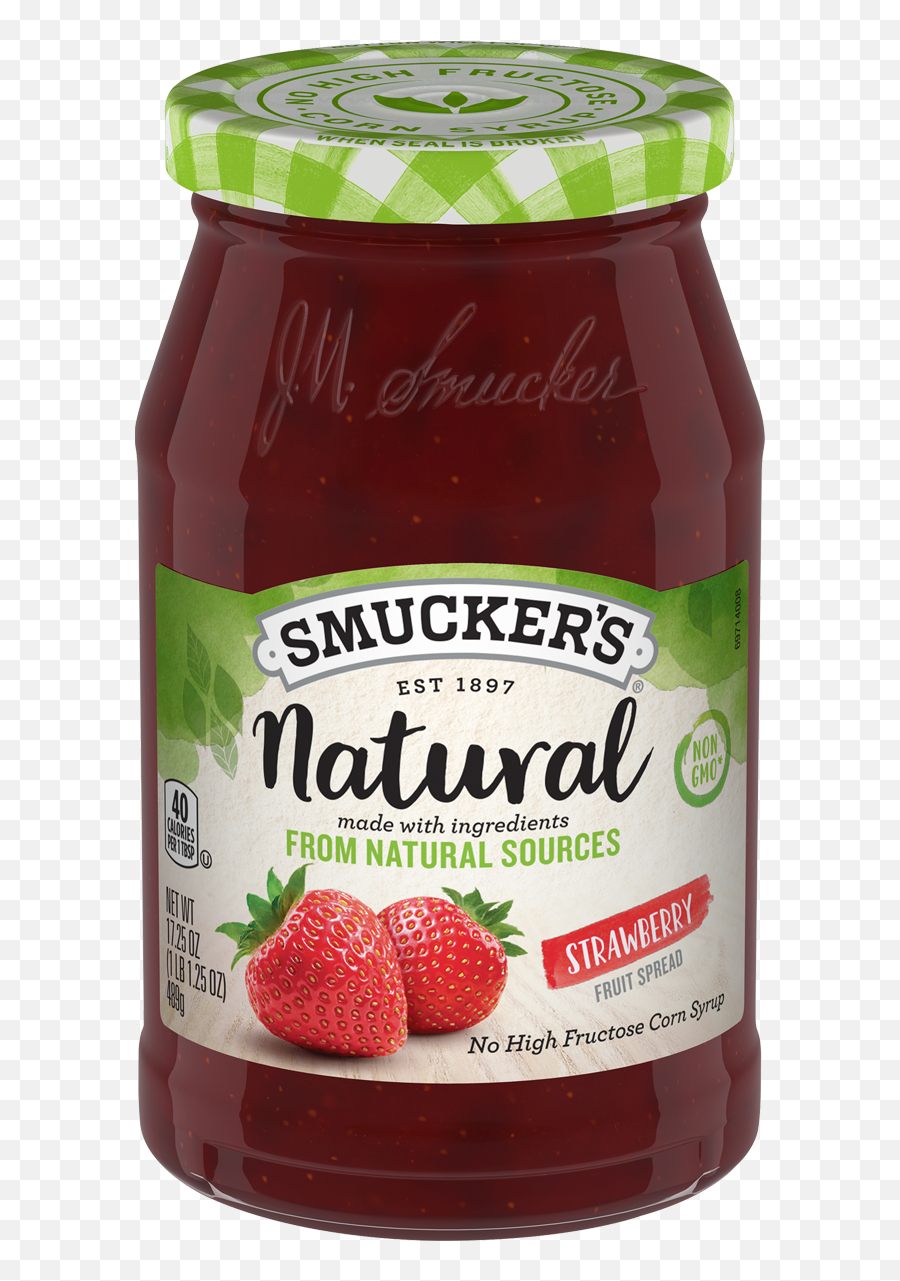 Natural Strawberry Fruit Spread - Smuckers Blackberry Jelly Png,Transparent Strawberry