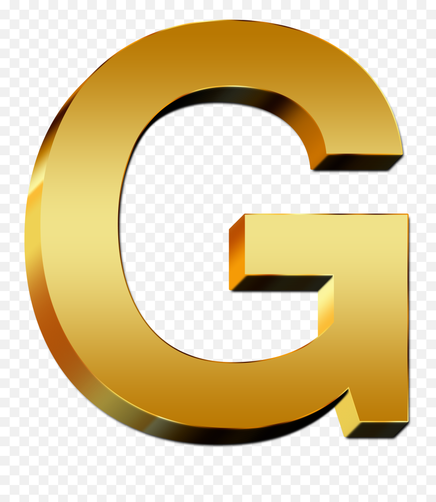 Letter G Png - Letra S De Ouro,G Png