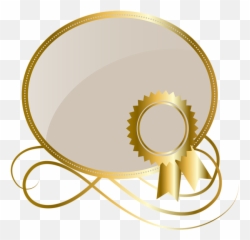 Download Cream Png Image Gold Seal - Logo Bingkai,Gold Seal Png