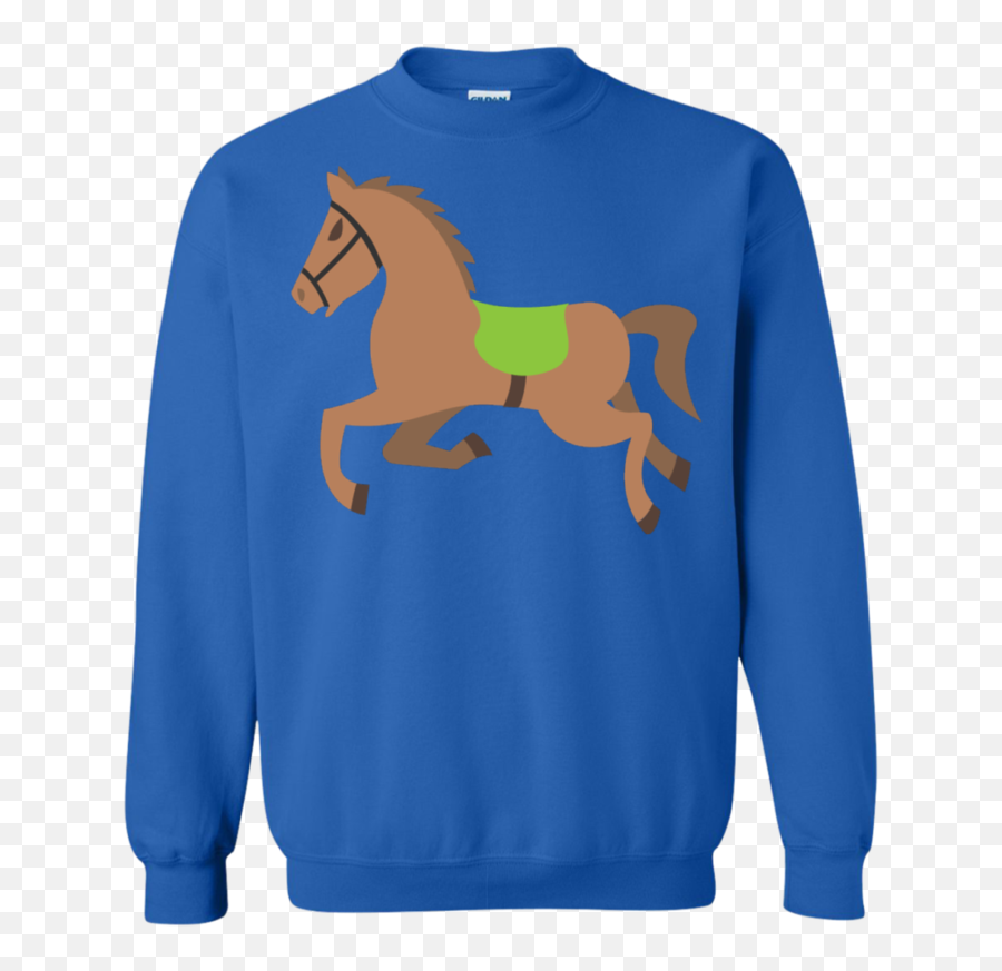 Galloping Horse Emoji Sweatshirt - Toyota Celica Christmas Jumper Png,Horse Emoji Png
