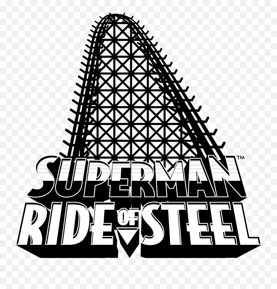 Steel Logo Png Transparent Svg Vector - Superman Ride Of Steel,Superman Logo Black And White