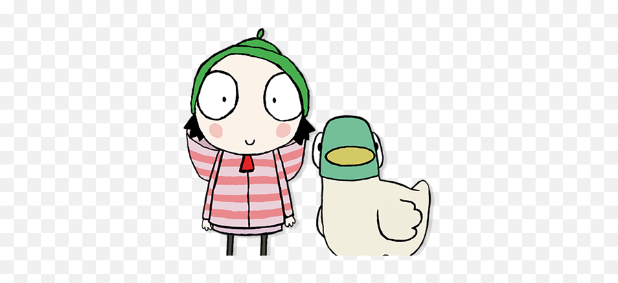 Sarah And Duck Transparent U0026 Png Clipart Free Download - Ywd Draw Sarah And Duck,Caillou Png