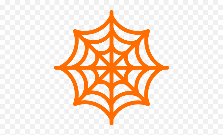 Halloween Horror Spider Web Icon - Spider Web Template Printable Png,Spider Web Png