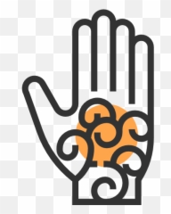Henna Painted Hand - Henna Icon Png,Henna Png