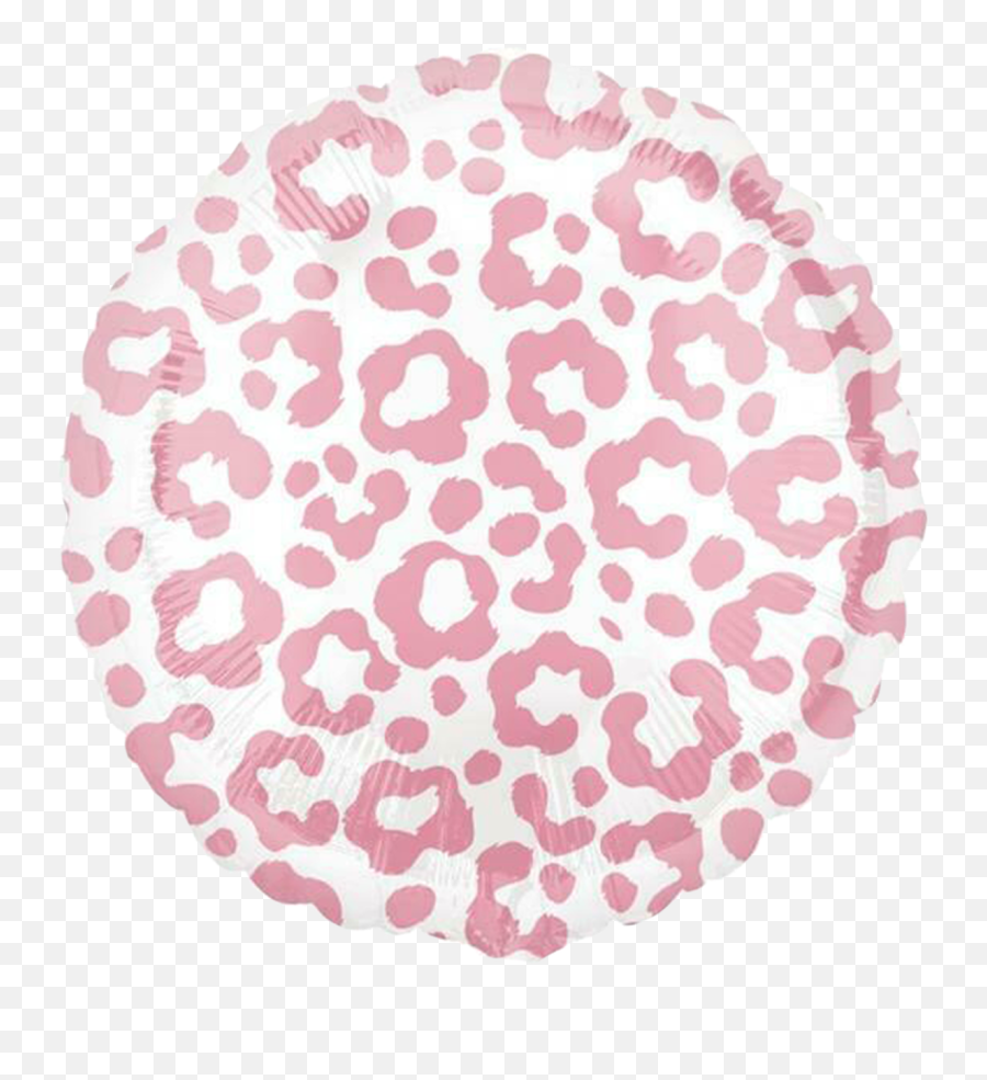 Hd Pink Leopard Print Round Foil - Happy Birthday Animal Print Balloons Png,Leopard Print Png