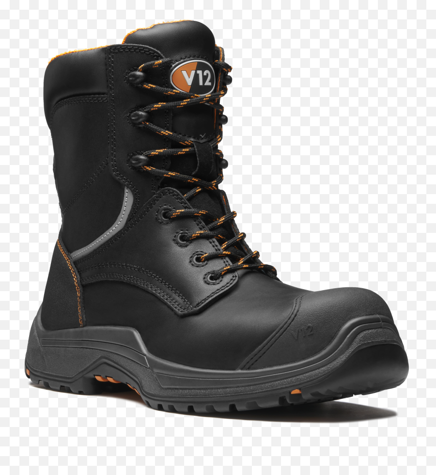 V12 Avenger High Leg Zip Boot Png Transparent