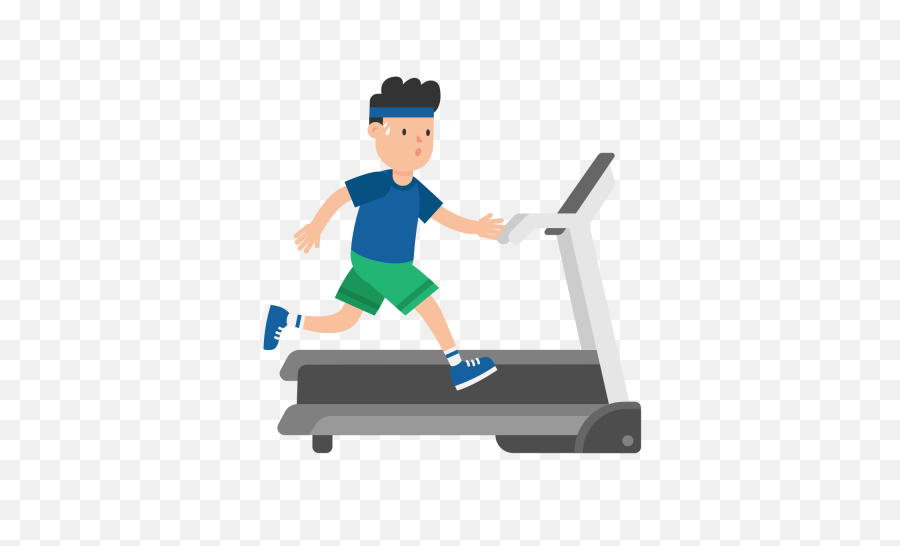 Clipart Exercise Running Machine - Running On Treadmill Png,Running Transparent