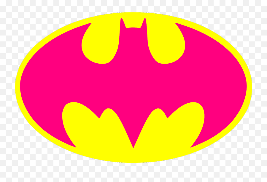 Hot Pink Batman Logo Svg Vector - Logo Batman Png Rosa,Batman Logo  Transparent - free transparent png images 