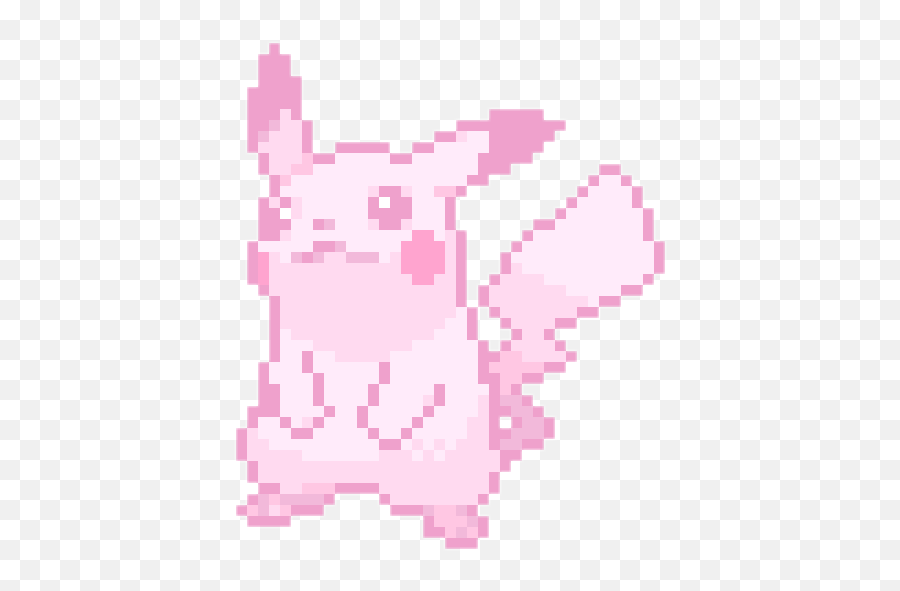 Pixel Pastel Pokemon Pikachu - Pixel Kawaii Transparent Png,Pokemon Transparent