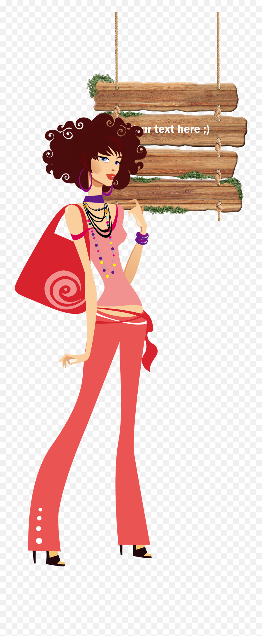 Fashion Clipart Popular Girl - 2011 Png,Girl Transparent