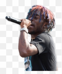 Liluzi Liluzivert Uzi Uzigang Sticker By Javier - Lil Uzi Vert Holding Microphone Png,Lil Uzi Vert Png