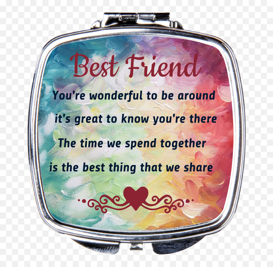Best Friend Compact Mirror - Poster Png,Best Friend Png