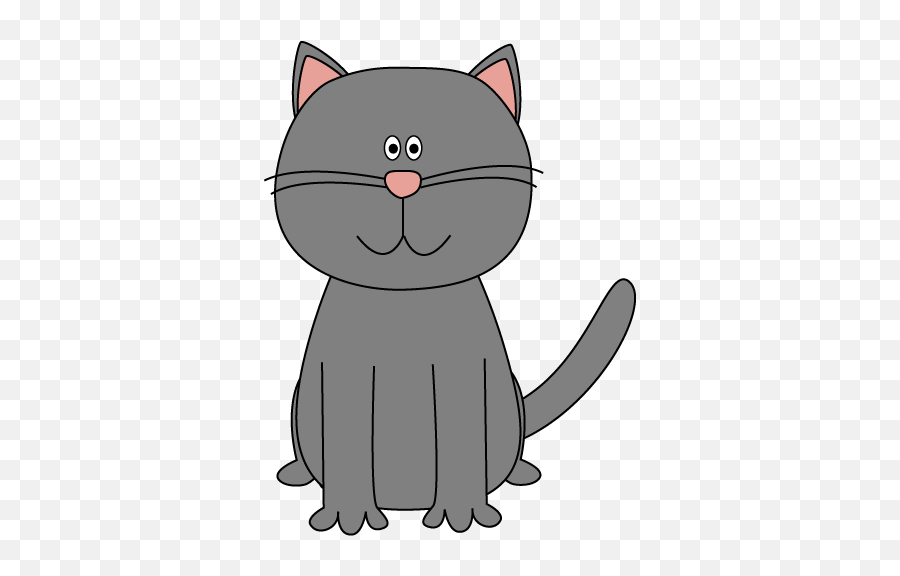 Gray Cat Image - Grey Cat Clipart Png,Cat Nose Png