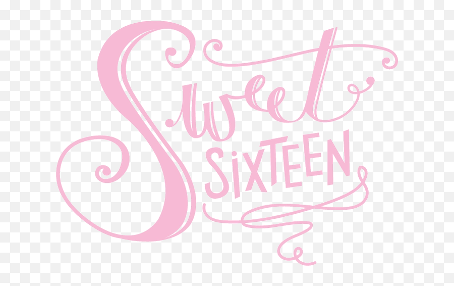 Download Free Png Sweet 16 - Calligraphy,Sweet 16 Png