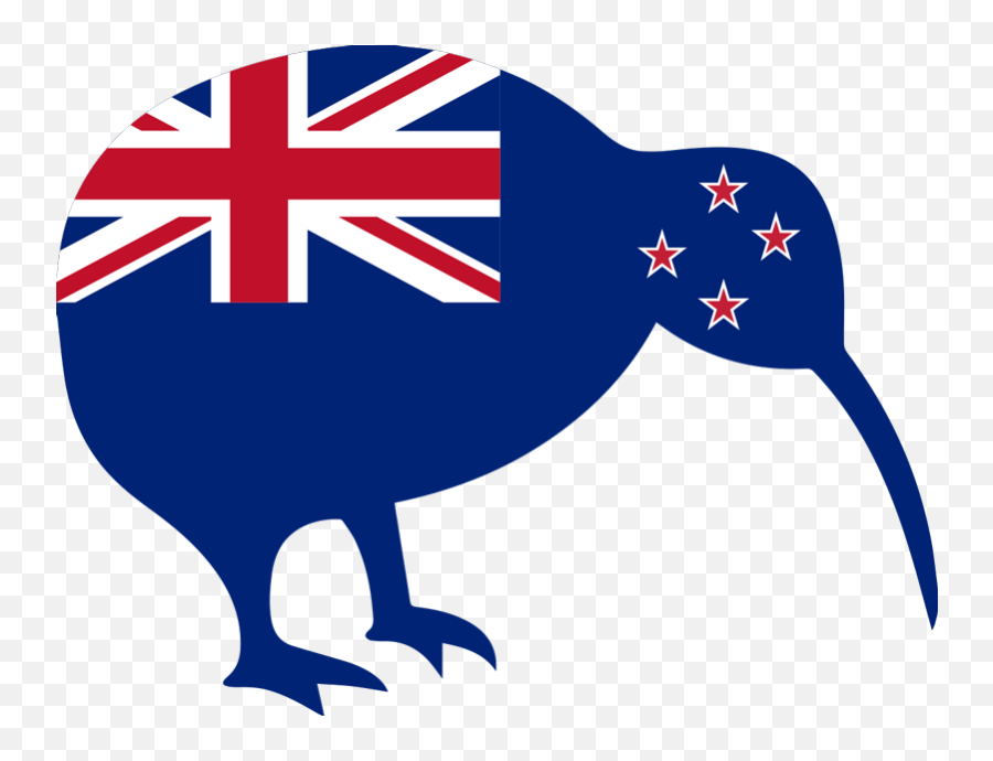 Kiwi Flag Car Decal - Kiwi New Zealand Flag Png,New Zealand Flag Png