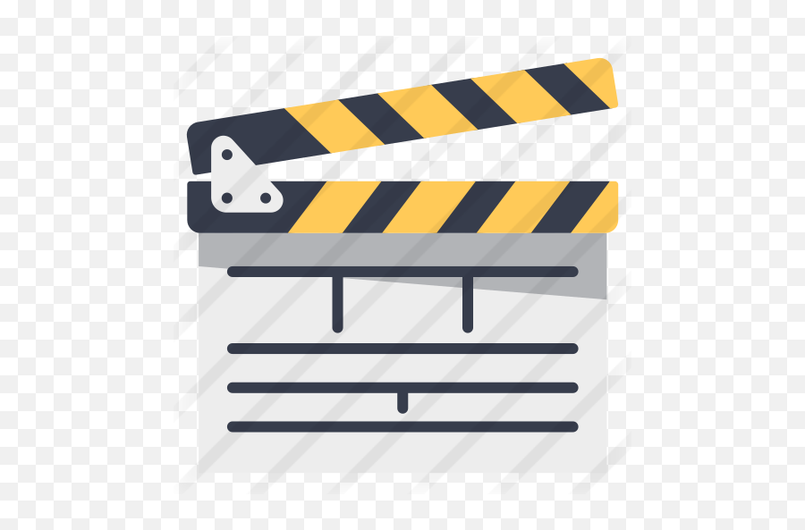 Clapperboard - Free Cinema Icons Movie Action Board Icon Png,Clapperboard Png