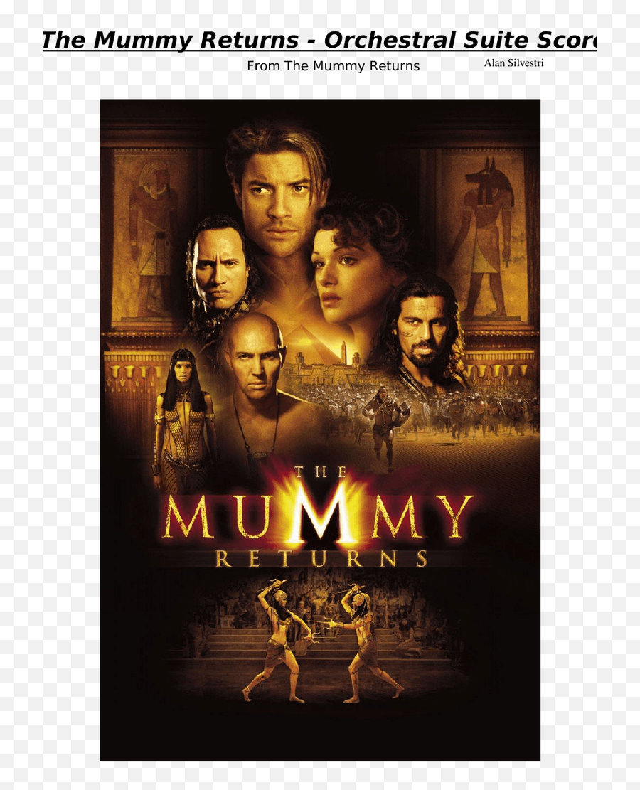 The Mummy Png - The Mummy Returns Orchestral Suite Score Mummy Returns Dvd Cover,Mummy Png