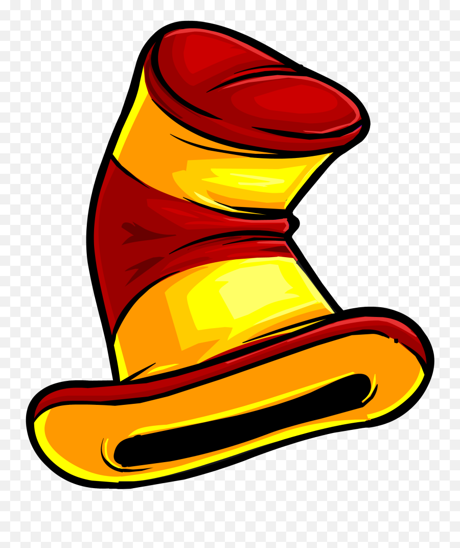 Red And Yellow Stripey Hat - Funny Hat Png,Funny Hat Png