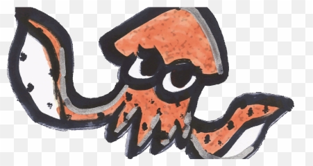 Oxyborb My Time With Splatoonu0027s Global Testfire - Drawing Png,Splatoon Squid Logo