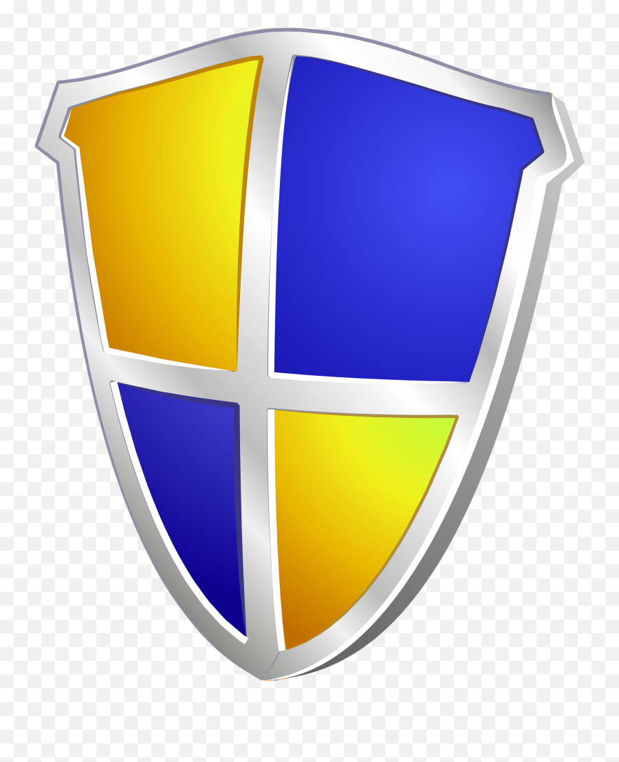 Shield Png Transparent Image - Blue And Yellow Shield,Shield Png