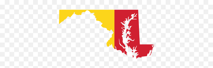 Terps 10000 Progress Umterpscom - Map Outline Maryland Png,Maryland Flag Png