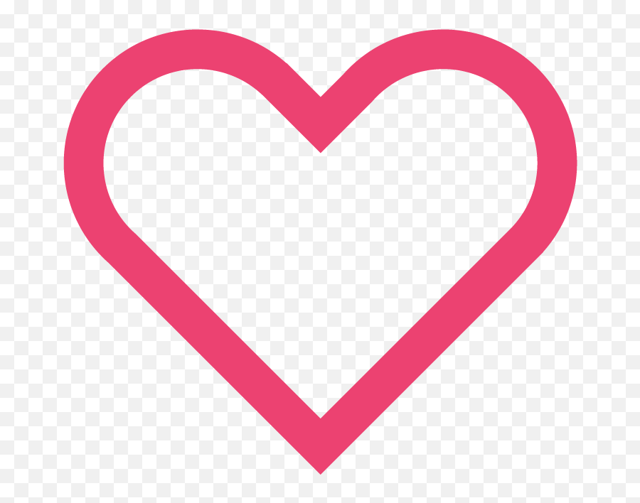 Digitalworx Usb Heart - Heart Outline Png Download 834834 Girly,Heart Outline Transparent