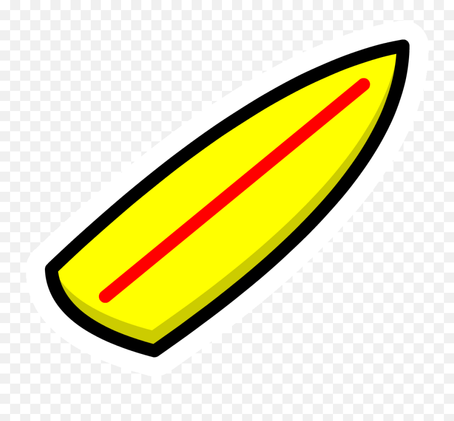 Surfboard Transparent Background 4 - Transparent Background Cartoon Surfboard Png,Surfboard Transparent Background