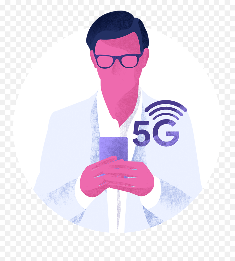 Transforming Businesses With Expert 5g And Iiot Ai Ml - Worker Png,Beard And Glasses Logo