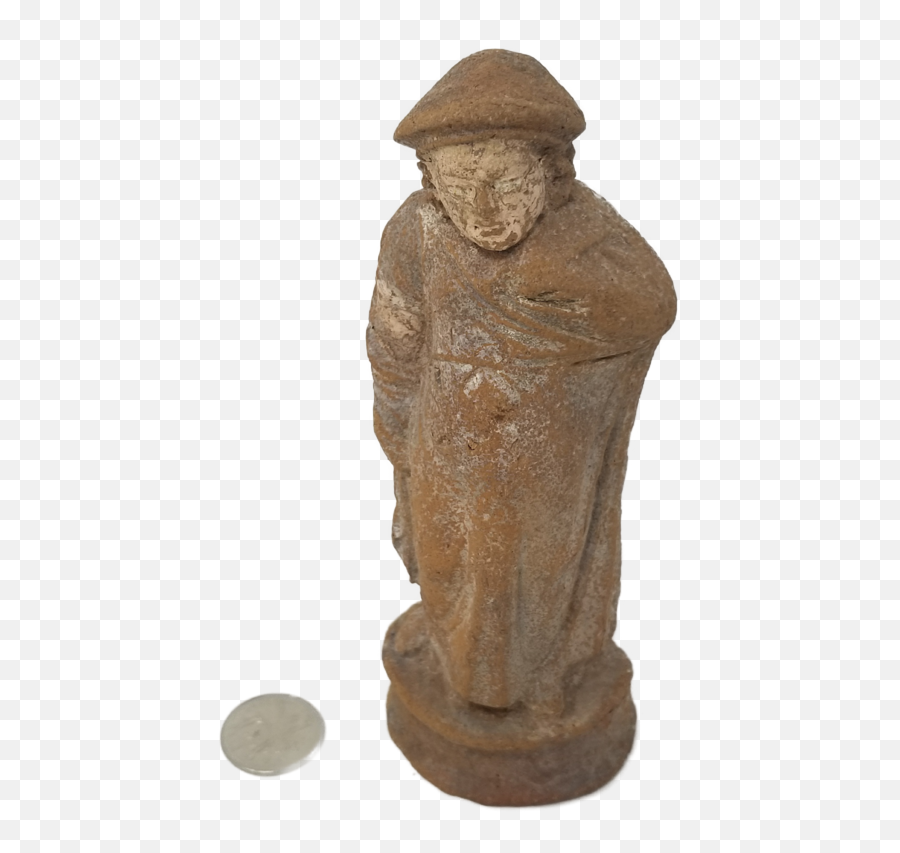 Roman Terracotta Standing Figure - Artifact Png,Roman Statue Png