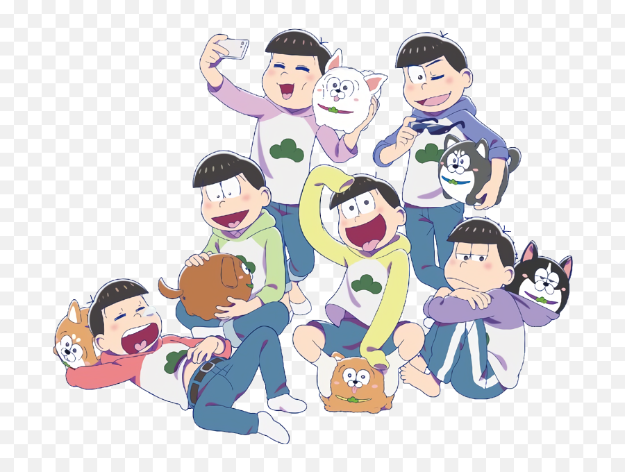 Ichimatsu Sticker By U208au2027u208au208au2027u208a - Social Group Png,Karamatsu Transparent