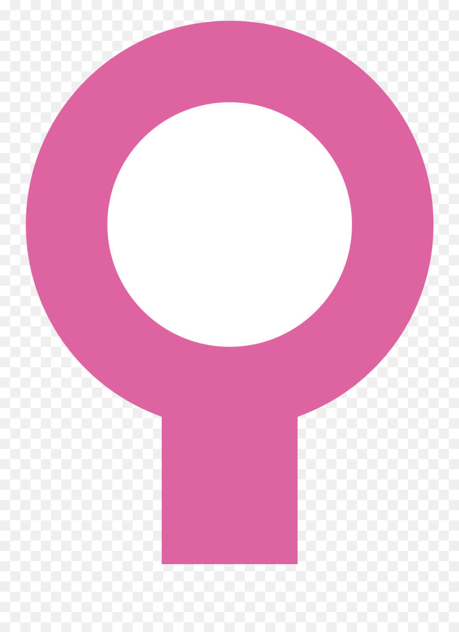 Png Icon Image With No Background - Dot,Female Sign Png