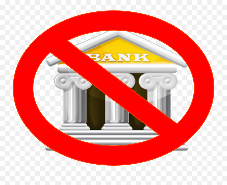 No Bank Icon Png Image With - No Bank Icon,Bank Icon