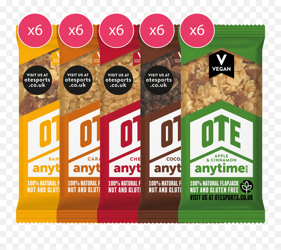 Natural Energy Bars Vegan Cycling - Ote Anytime Bar Png,Icon Energy Bar Light