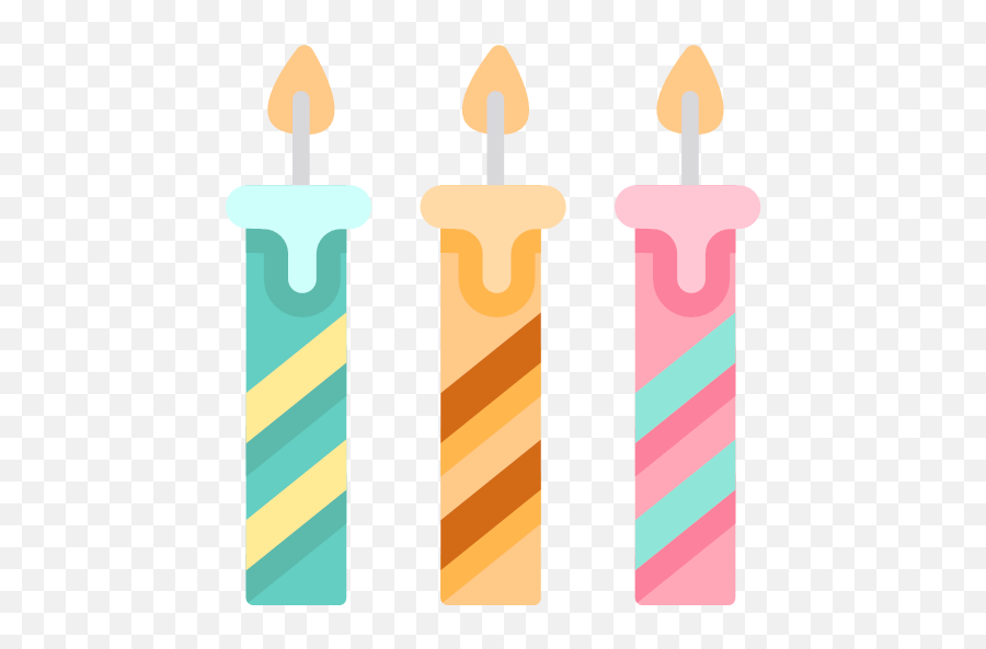 Flat Version Svg Candle Icon Png