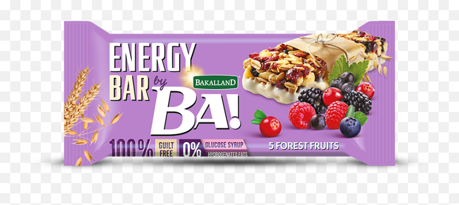 Bakallandcereal - Andenergybars5forestfruits Bakalland Bakalland Energy Bar Png,Fruits Png