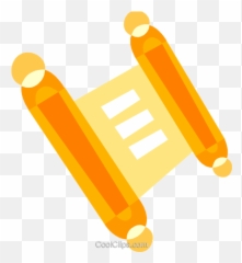 Torah Or Scrolls Royalty Free Vector Clip Art Illustration Png
