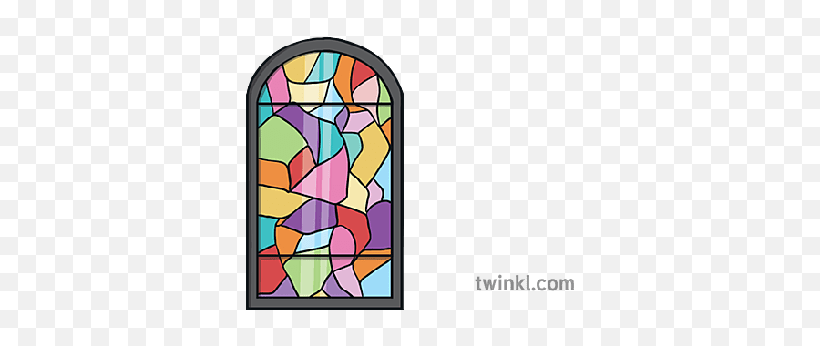 Stained Glass Window Filled In - Vertical Png,Icon Stained Glass