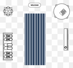 Choosing The Rug Size For Your Living Room Entryway - Vertical png