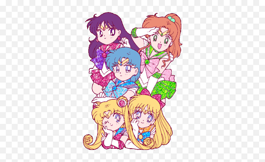 Sailor Moon Venus Gif - Sticker Sailor Moon Chibi Png,Sailor Mercury Icon