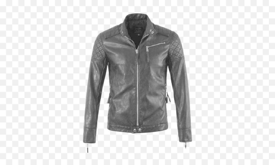 Skull Leather Jacket - Long Sleeve Png,Icon Moto Motorcycle Jacket