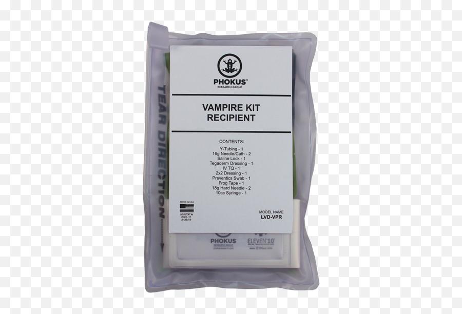 Vampire Recipient Kit Fwb - Label Png,Page Tear Png