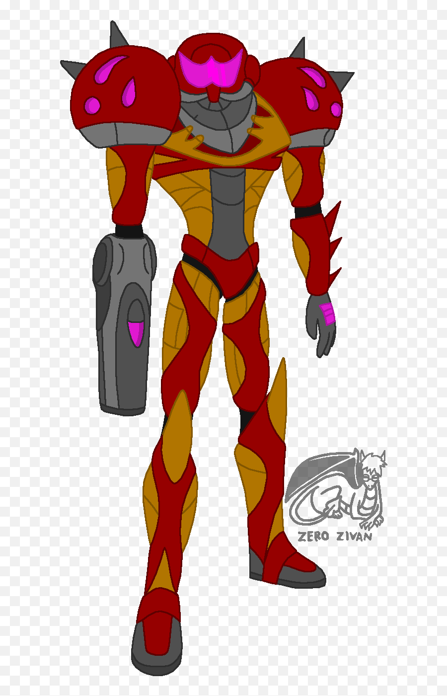 Inverted Gaming - Samus U2014 Weasyl Cartoon Png,Samus Png