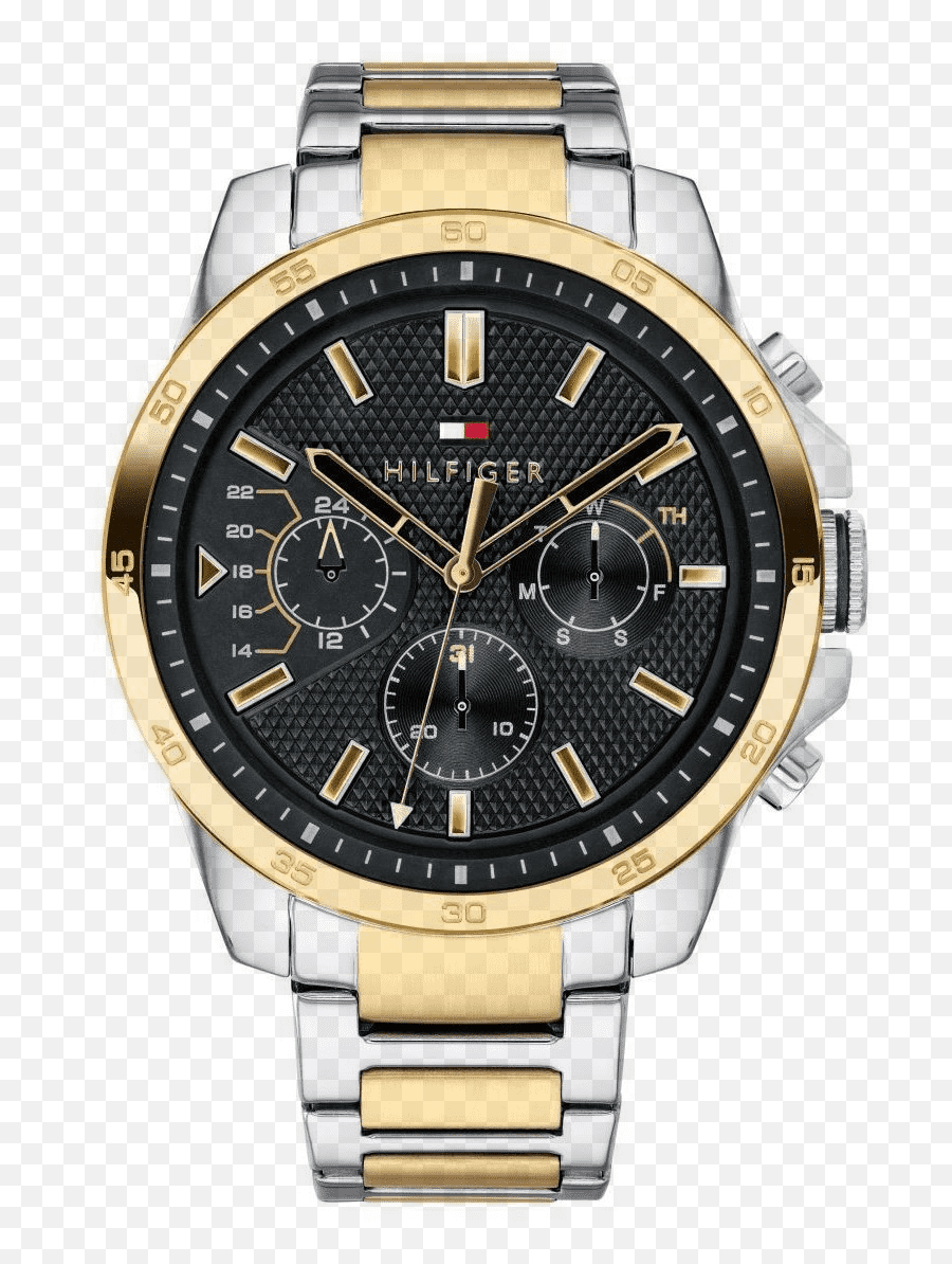 Tommy Hilfiger Decker Multifunction Dual Tone Menu0027s Watch 1791559 - Tommy Hilfiger Dual Tone Watch Png,Tommy Hilfiger Icon Collection