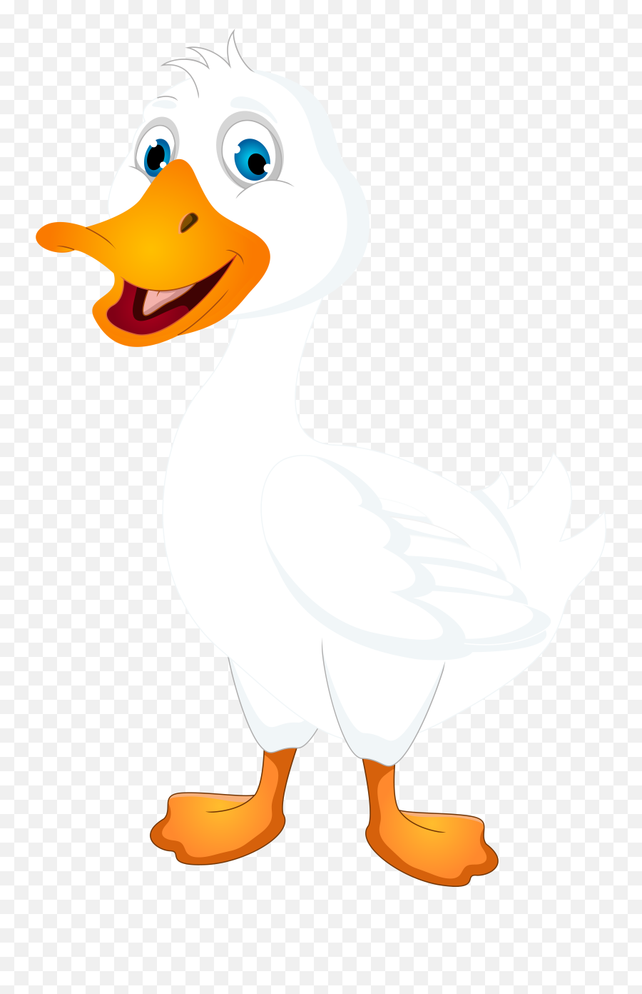 Free Cartoon Duck Png Download - White Duck Clipart Png,Duck Png
